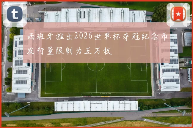 西班牙推出2026世界杯夺冠纪念币发行量限制为五万枚